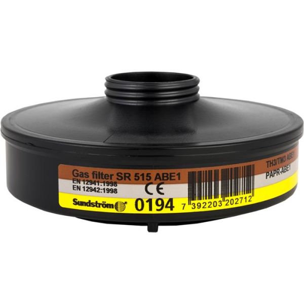 Gassfilter Sundström SR 515 ABE1, for SR 500 og SR 500 EX, 2-pakning